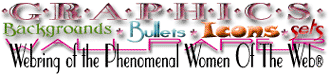 The Graphics Webring of 
the Phenomenal Women Of The Web